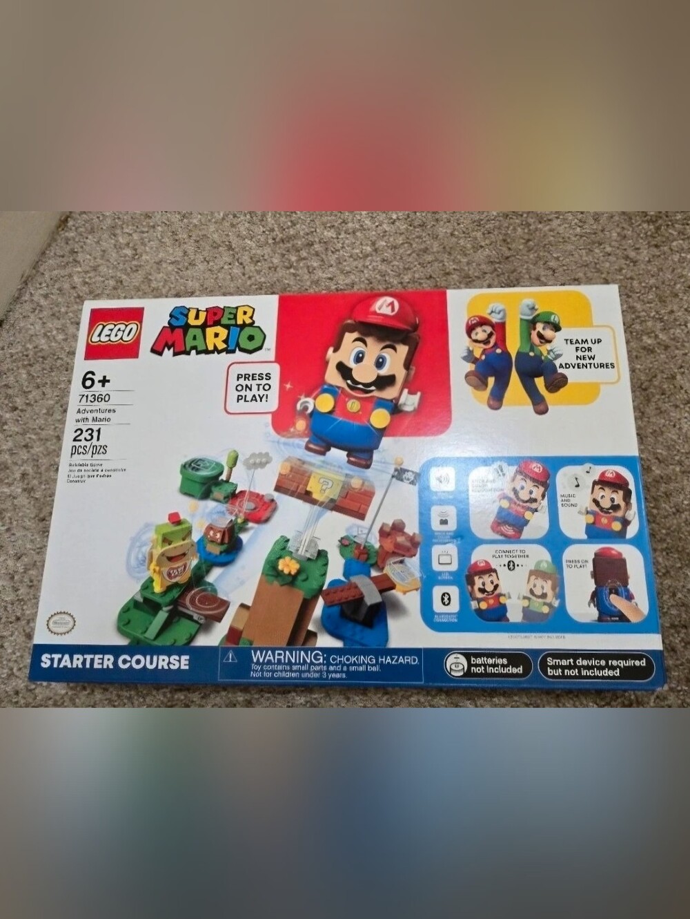 Lego Adventures With Mario NIB
